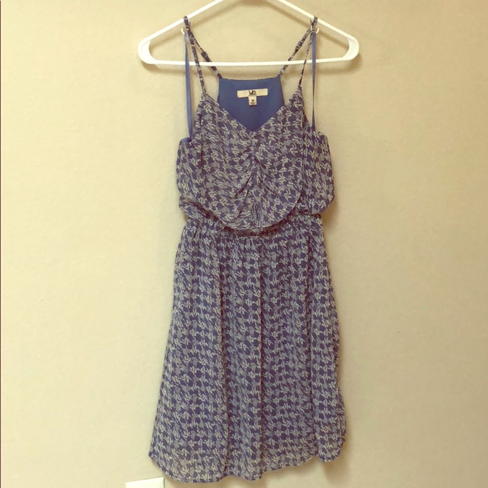 Blue and Cream Ya dress